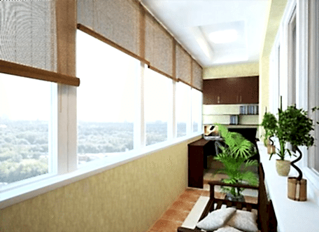 Теплое остекление балконов и лоджии пластиковым профилем